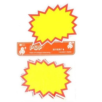PANNEAUX D'AFFICHAGE PROMO - MODÈLE 4 (10 pcs)
