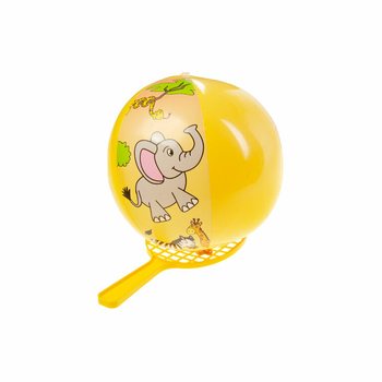 RAQUETTE DE PADDLE AVEC BALLE - ANIMAUX DE LA JUNGLE (12 pcs)