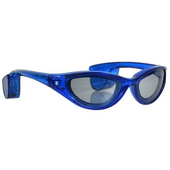 LUNETTES DE SOLEIL LED - COULEUR : BLEU (12 pcs.)