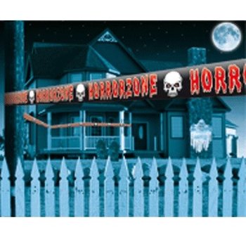 RUBAN DE BALISAGE HORRORZONE - 15 M&Egrave;TRES (9 pcs)