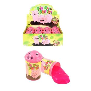 SLIME COCHON EN PRÉSENTOIR (12 pcs)