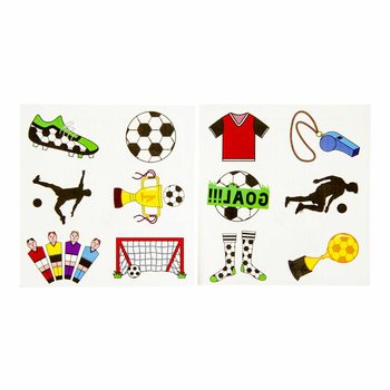 TATOUAGES FUN - FOOTBALL (96 pcs.)