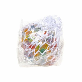 BALLES ANTI-STRESS SQUISHY AVEC FILET (Display 12 pcs.)