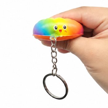 RAGE - PORTE-CL&Eacute;S SQUISHY DUMPLING - COULEURS MIXTES - EN PR&Eacute;SENTOIR (24 pcs.)