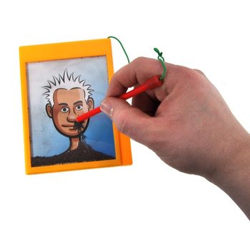 FUZZY FACE / ARDOISE MAGN&Eacute;TIQUE SUR CARTE (24 pces)
