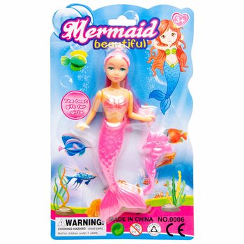 Poupée Sirène MERMAID sur Carte (12 pièces)
