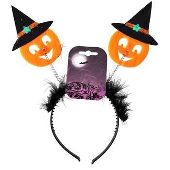 Serre-t&ecirc;te d'Halloween Citrouilles (Lot de 6)