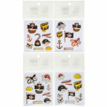 Autocollants Paillet&eacute;s - Mod&egrave;le : Pirate (100 pcs)