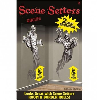 M&Eacute;GA D&Eacute;CORATION MURALE D'HORREUR (9 pcs)