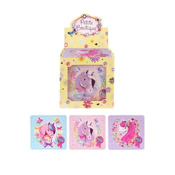 Puzzle Poneys / Chevaux 13 x 12 cm en Présentoir (108 pcs)