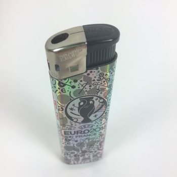 Briquets &eacute;lectriques UEFA EURO 2016 en pr&eacute;sentoir - 50 pcs (Dernier stock)