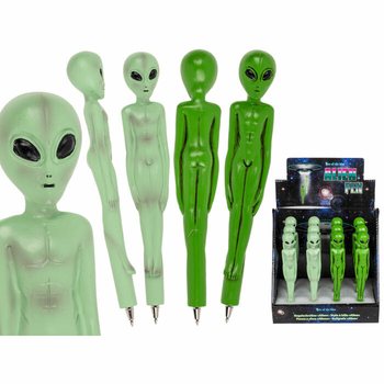 Stylos à Bille Alien 3D en Présentoir (12 pcs) - PRIX MINI