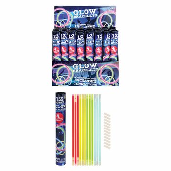 Bracelets Lumineux Glow - Pr&eacute;sentoir