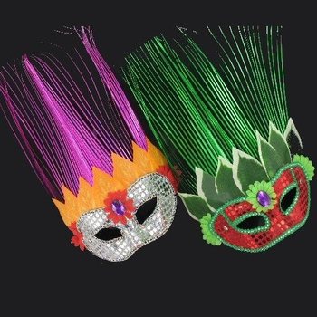 MASQUE DE FÊTE AVEC LONGUES ANTENNES (11 pcs)
