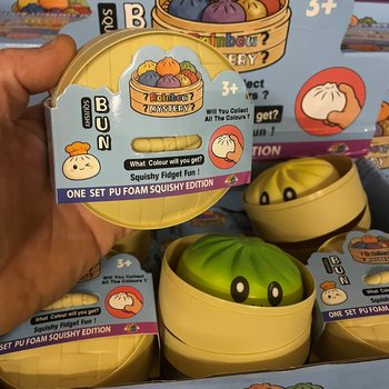 RAGE - Squishy Bun Dumplings GRANDS - ONE SET PU FOAM SQUISHY EDITION (12 pcs.)