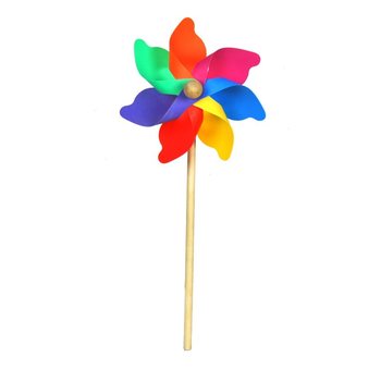 Moulins à vent robustes en bois 38 cm (12 pcs)