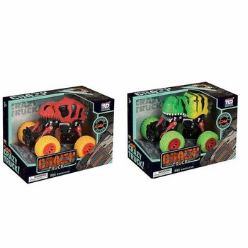 Grands Monster Trucks Dinosaures &agrave; Friction - Coffret Cadeau (2 pi&egrave;ces)