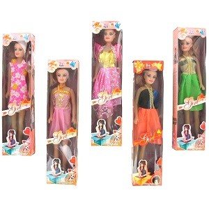 POUPÉE BEAUTY GIRL - MODÈLE 3 (6 pcs)
