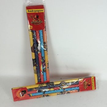 Papier Cadeau 5 Pi&egrave;ces 'De Club van Sinterklaas' (Saint-Nicolas)
