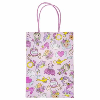 Sachets Cadeaux en Papier Princesse - 16x9x22 cm (12 pi&egrave;ces)