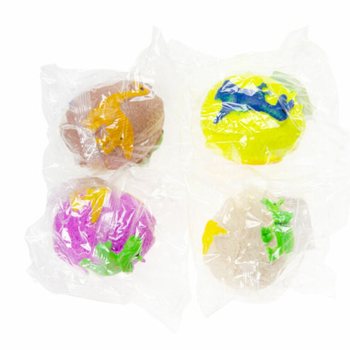 &OElig;ufs de Dinosaure Squeeze en Pr&eacute;sentoir (12 pi&egrave;ces)