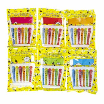 Batte Smiley Auto-gonflable en Pr&eacute;sentoir (48 pi&egrave;ces)