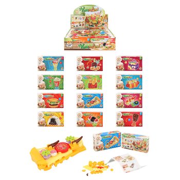 Jeux de Blocs de Construction Fast Food - Assortiment Briques en Display (12 pcs)