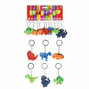Porte-clés Dinosaures (12 pièces)