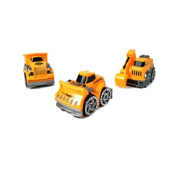 Véhicules de Chantier à Friction en Présentoir (12 pcs)