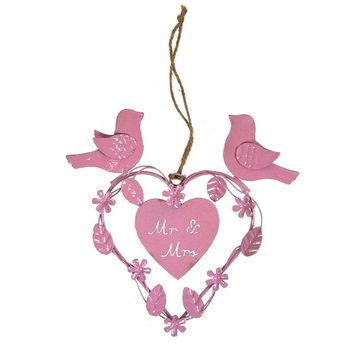 SUSPENSION D&Eacute;CORATIVE - MOD&Egrave;LE : MR & MRS (6 pcs.)