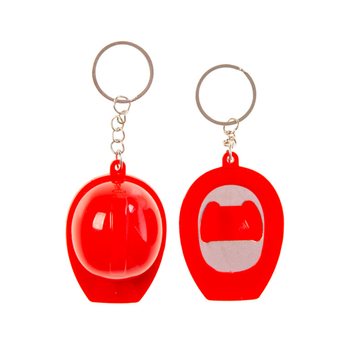 Porte-cl&eacute;s Casque de Chantier avec D&eacute;capsuleur - Mix Couleurs (48 pcs)