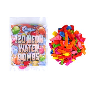 120x BOMBES &Agrave; EAU EN SACHET DANS PR&Eacute;SENTOIR (24 pcs)