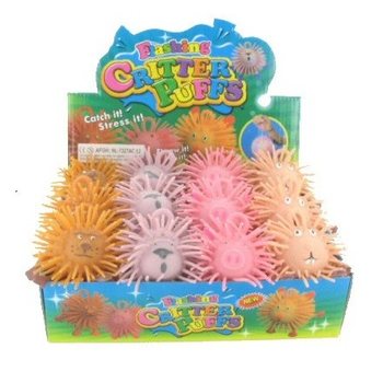 Balles Puffer à Paillettes Lumineuses (12 pcs)