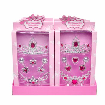 Panoplie Princesse en Bo&icirc;te Luxe, en Pr&eacute;sentoir (12 pcs.)