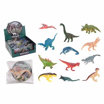 ANIMAL WORLD - FIGURINES DE DINOSAURES EN PR&Eacute;SENTOIR (36 pcs)