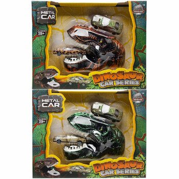 LANCEUR DE VOITURE DINOSAURE - BO&Icirc;TE CADEAU DE LUXE (2 PI&Egrave;CES)