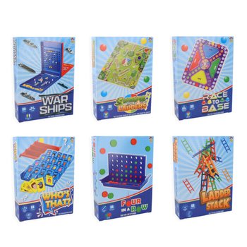 JEUX DE VOYAGE CLASSIQUES - EN PR&Eacute;SENTOIR (6 pcs)