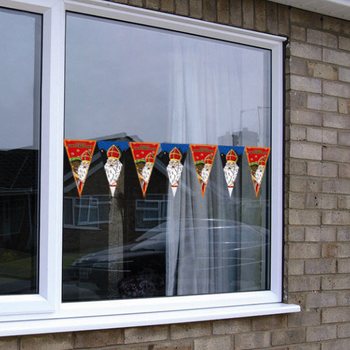 Stickers D&eacute;coratifs Fen&ecirc;tre Saint-Nicolas (12 pcs)