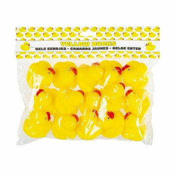 Petits Canards de Bain Siffleurs - 5 x 5 x 4 cm (Lot de 15)