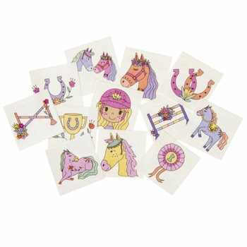 TATOUAGES RIGOLOS - CHEVAUX (48x12 pces)