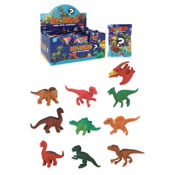 Pochette Surprise / Blindbag - Thème: Dinosaures en présentoir (60 pcs)