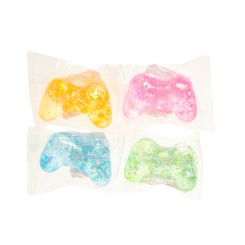 MANETTE DE JEU SQUEEZE - COULEURS MIXTES - EN PR&Eacute;SENTOIR (12 pcs)