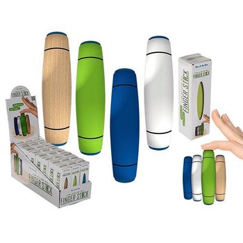 AMAZING FINGER STICK - BOIS EN BOÎTE - COULEURS VARIÉES EN DISPLAY - 3x9 Cm (24 pcs)