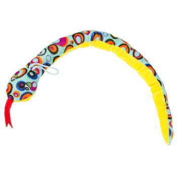 Serpent en peluche - 52 cm de long - Couleurs mixtes (24 pi&egrave;ces)