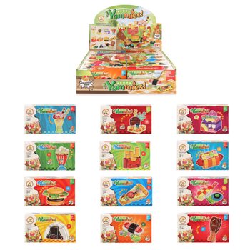 Jeux de Blocs de Construction Fast Food - Assortiment Briques en Display (12 pcs)