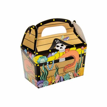 Bo&icirc;te &agrave; bonbons Pirate 12x12.5x6 cm (12 pcs)