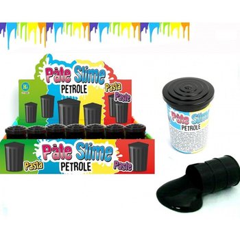 Slime Noir en Tonneau (80g) en Présentoir (24 pcs)