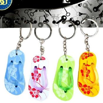 PORTE-CLÉS EN FORME DE TONG (12 pcs.)