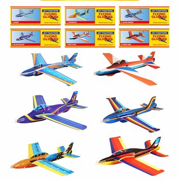 Pr&eacute;sentoir Avions en Mousse XXL (24 pi&egrave;ces)