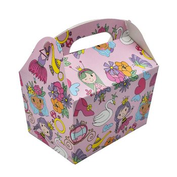 BOÎTE MENU MODÈLE : PRINCESSE - Dim 18.5x12x19 CM - FOODBOX - KIDSBOX (24 pcs)